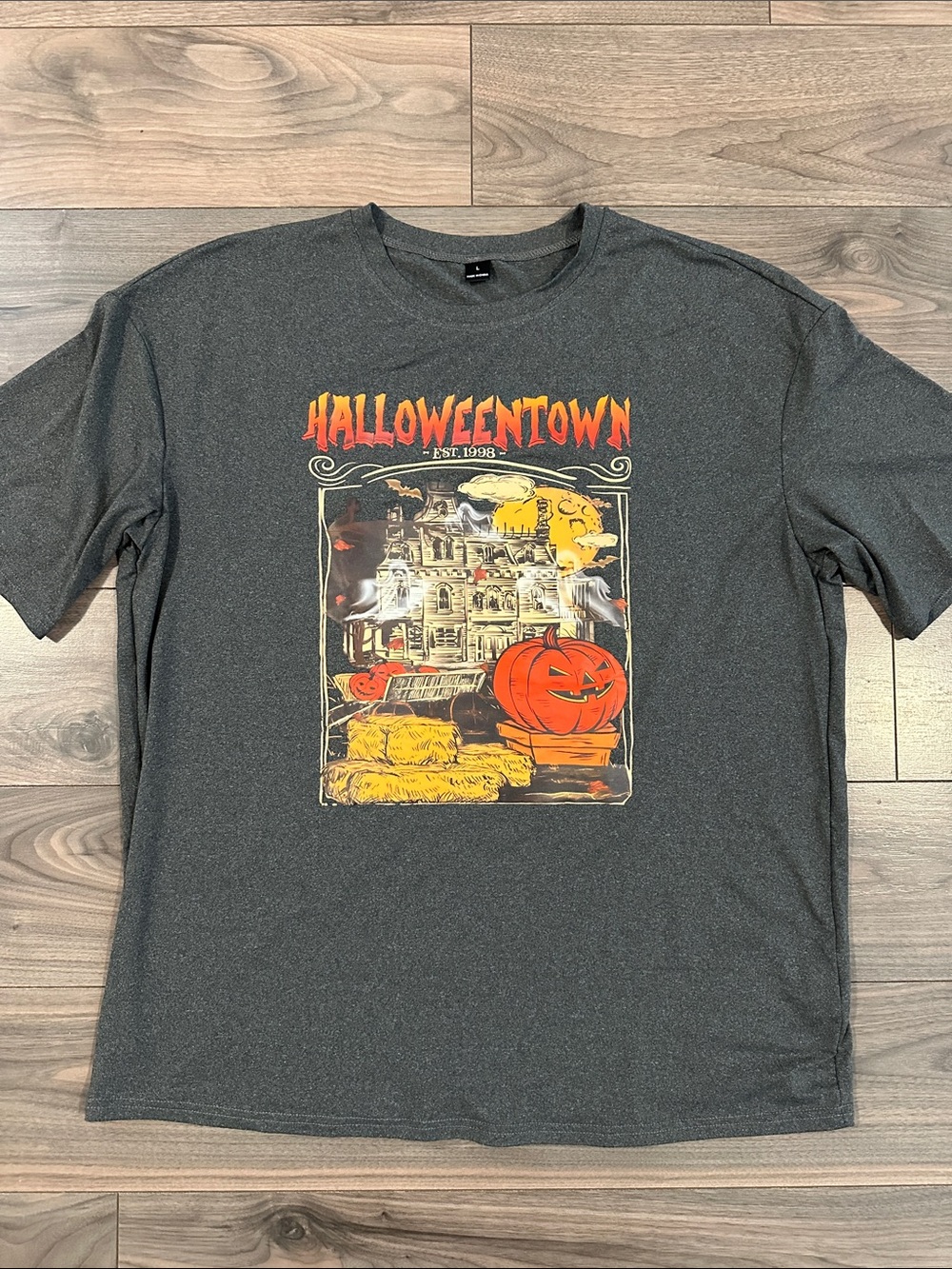 Halloweentown Graphic Tee - Dark Grey